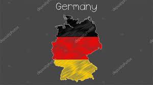 Flags of the world and map on white background. Germany Map Flag Illustration Flag Of Germany In Map Shape On Chalkboard Premium Vector In Adobe Illustrator Ai Ai Format Encapsulated Postscript Eps Eps Format