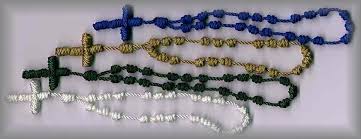 rosary work service knotted cord