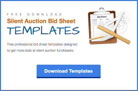 Bid Sheets 101 Improve Your Silent Auction With Better Bid