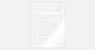 deviled eggs funny nutrition facts