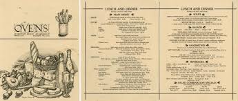 Best madison monroe dinner from 17 best images about period plates on pinterest. Ovens Of Brittany Lunch And Dinner Menu Print Wisconsin Historical Society