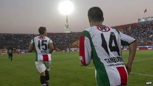 Founded in 1920 by palestinian immigrants. Chile Bans Palestino Football Club Anti Israel Shirt Bbc News