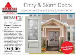 Beckerle Lumber Thermatru Entry Door