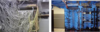 unstructured and structured cabling