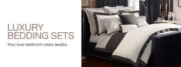 White bedding mixed with soft gray accents and light linen tones give this master suite a fresh and inviting look and yet it still has a lovely warm feeling. Luxury Bedding Sets Shop Elegant Bedding Sets Macy S