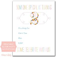 41 Printable Birthday Party Cards Invitations For Kids To Make