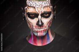 professional zombie face makeup