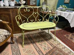 Wrought Iron Garden Bench For At