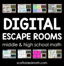 Digital Math Escape Rooms