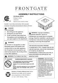 Assembly Instructions T Manualzz