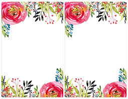 Floral Invitation Template Free Printable Templates