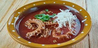 menudo traditional offal soup from mexico