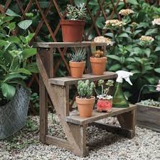 3 Tier Plant Pots Stand Ladder Shelf