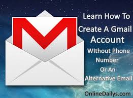 gmail account without phone number