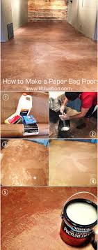 how to make a paper bag floor diy