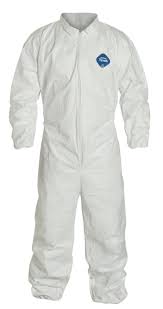 Tyvek White Coveralls With Elastic Wrist Ankle Case Of 25