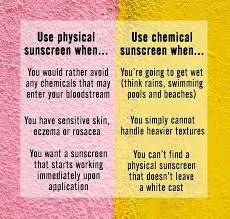 chemical vs mineral sunscreen what s