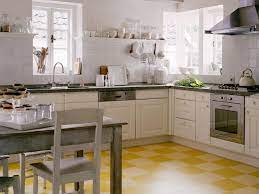 If your subfloor is in good shape, vinyl is also the cheapest because you can usually install it right over the subfloor (or suitable existing flooring), avoiding the expense of new underlayment. Linoleum Flooring In The Kitchen Hgtv