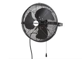 Indoor Outdoor Wall Mount Fan Black