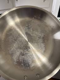 stainless steel pan marks after cooking