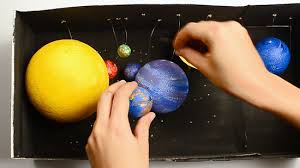 how to make a solar system model with