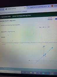 Solved Graph X G Graph The Line By
