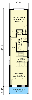 400 Square Foot 10 Foot Wide House Plan