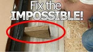 replace flooring under the slide out
