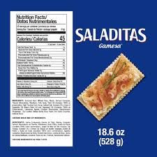 gamesa saladitas saltine crisp ers