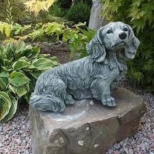 Dachshund Dog Garden Statue Concrete