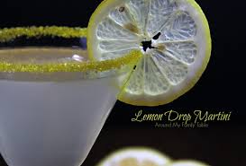 lemon drop martini around my family table