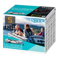 intex excursion 5 inflatable boat white