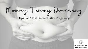 mommy tummy overhang 5 tips to get rid