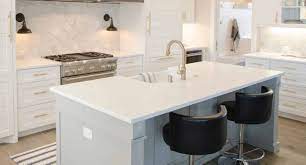 Engineered quartz is still made mostly of natural materials, but the extra ingredients help give quartz that added durability and stain resistance. Cambria Countertops Cost Comparison With Home Depot Lowes Quartz