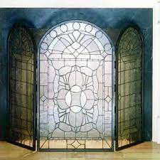 clear beveled tiffany stained glass