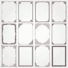 decorative frames and borders a4