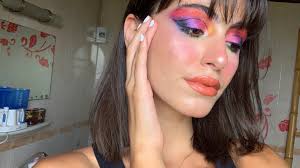 colorful editorial makeup