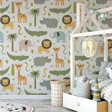 Safari Nursery Wallpaper Jungle Nursery