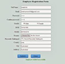 registration form in asp net c net