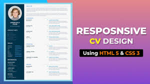 css resume cv design in html css