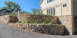 Custom Built Natural Stone Walls