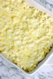 creamy baked white cheddar mac and