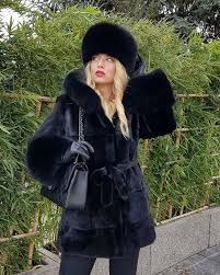 Mink Coat Fur Fashion Glove Outfits Fur