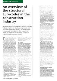 an overview of the structural eurocodes