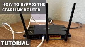 how to byp the starlink router to