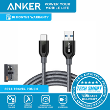 Buy the top type c cables at anker philippines. Anker Powerline Usb C To Usb A Cable Type C Braided Fast Charging Data Sync For Samsung Android Shopee Philippines