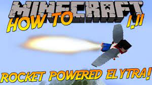 get use rocket powered elytra wings