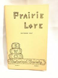 Prairie Lore Book Sw Ok History Genealogy 1967 Cotton