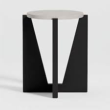 Miro Concrete Round End Table With