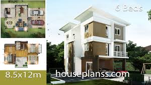house plans design idea 8 5x12 with 6